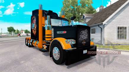 La peau Harley-Davidson pour le camion Peterbilt 389 pour American Truck Simulator