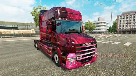 Weltall-skin für den truck Scania T für Euro Truck Simulator 2