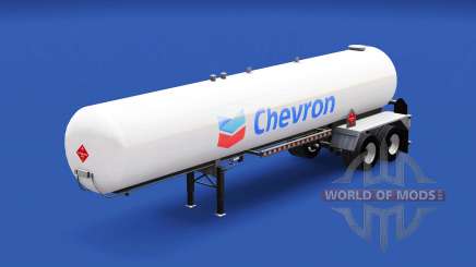 La peau de Chevron dans le réservoir de gaz semi-remorque pour American Truck Simulator