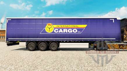 Haut PKS International Cargo S. A. auf dem Anhänger für Euro Truck Simulator 2