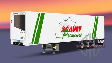 Semi-remorque frigorifique FR Maury Primeurs pour Euro Truck Simulator 2
