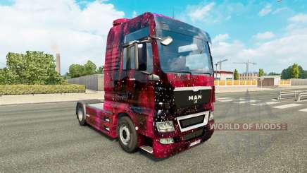 La peau Weltall sur le camion de l'HOMME pour Euro Truck Simulator 2