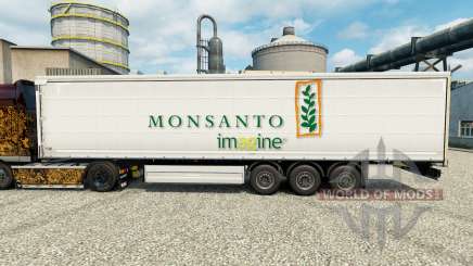 La peau Monsanto imaginer sur semi pour Euro Truck Simulator 2