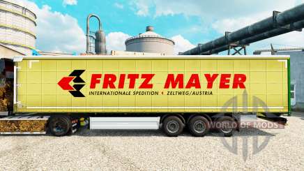 La peau Fritz Mayer sur semi pour Euro Truck Simulator 2