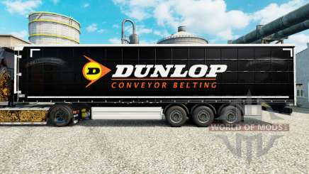 La peau sur Dunlop semi pour Euro Truck Simulator 2