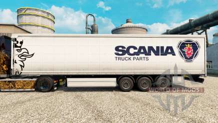 La peau Camion Scania Pièces de semi-remorques pour Euro Truck Simulator 2