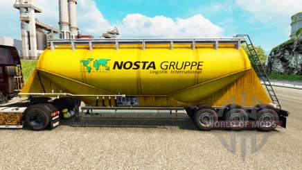 La peau Nosta Gruppe, le ciment de la semi-remorque pour Euro Truck Simulator 2