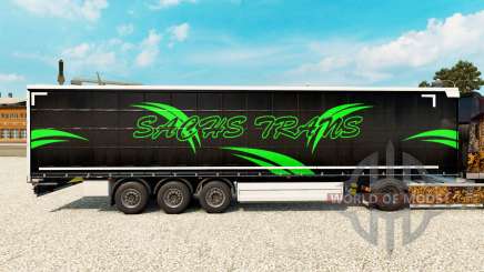La peau Sachs Trans sur un rideau semi-remorque pour Euro Truck Simulator 2