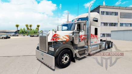 La peau du Taureau sur le camion Kenworth W900 pour American Truck Simulator