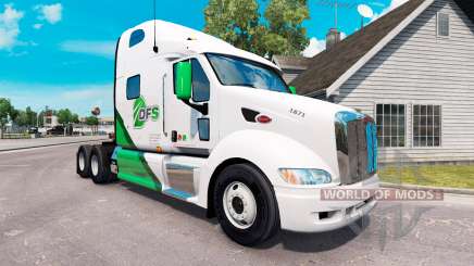La peau DFS camion tracteur Peterbilt 387 pour American Truck Simulator