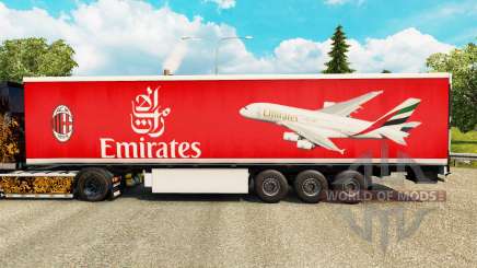 Die Emirates Airlines skin für Trailer für Euro Truck Simulator 2