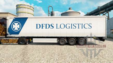 DFDS de la Logistique de la peau pour les remorques pour Euro Truck Simulator 2