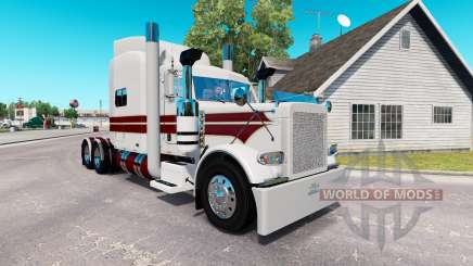 Le Chevalier Blanc de la peau pour le camion Peterbilt 389 pour American Truck Simulator