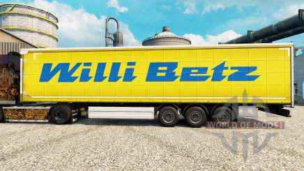 Willi Betz de la peau pour les remorques pour Euro Truck Simulator 2