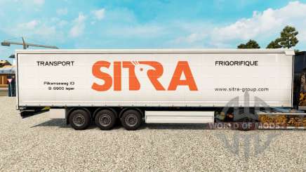 Sitra Haut für Vorhangfassaden semi-trailer für Euro Truck Simulator 2