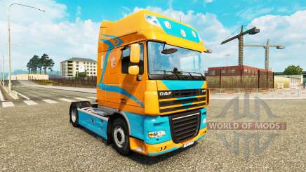 Pezzaioli Porcs de la peau pour DAF camion pour Euro Truck Simulator 2