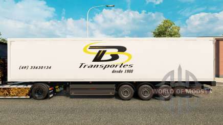 La TUBERCULOSE Transportes de la peau pour les remorques pour Euro Truck Simulator 2
