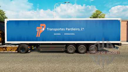 La peau Pardieiro Transportes Lda pour les semi-remorques pour Euro Truck Simulator 2