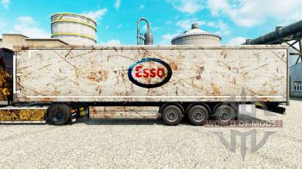 La peau Esso sur semi pour Euro Truck Simulator 2