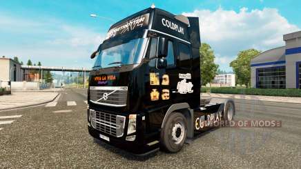 Coldplay peau pour Volvo camion pour Euro Truck Simulator 2