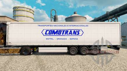 La peau ComoTrans pour les remorques pour Euro Truck Simulator 2