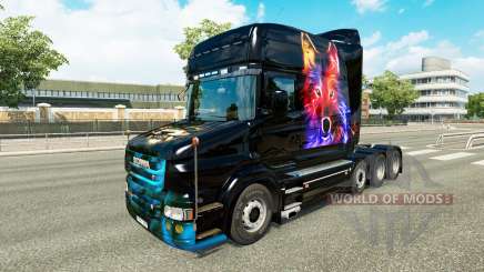 Peau de loup v2 pour Scania T camion pour Euro Truck Simulator 2