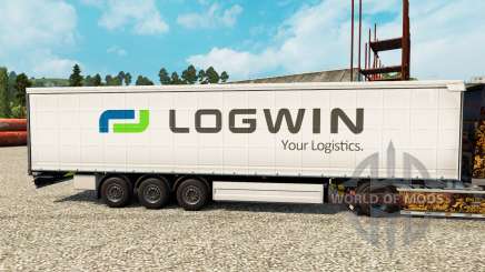 Logwin de la peau pour les remorques pour Euro Truck Simulator 2