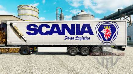 La peau Scania Logistique de Pièces de rechange pour remorques pour Euro Truck Simulator 2