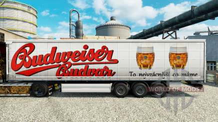 Budweiser peaux pour les remorques pour Euro Truck Simulator 2