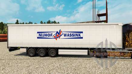 La peau Nijhof Wassink sur semi pour Euro Truck Simulator 2