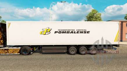 La peau Pombalense pour les remorques pour Euro Truck Simulator 2