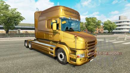 Peau métallique pour Scania T camion pour Euro Truck Simulator 2