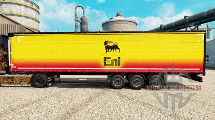 La peau Eni pour les remorques pour Euro Truck Simulator 2