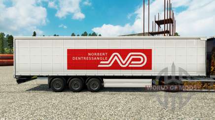 Norbert Dentressangle de la peau pour les remorques pour Euro Truck Simulator 2