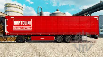 La peau Bartolini sur semi pour Euro Truck Simulator 2