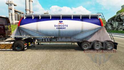 Skin um afrikas unternehmen-aktien Cement cement semi-trailer für Euro Truck Simulator 2