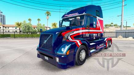 Haut Cargo Transporter LKW Traktor Volvo VNL 670 für American Truck Simulator