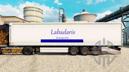 La peau Labadaris Transports sur remorque pour Euro Truck Simulator 2