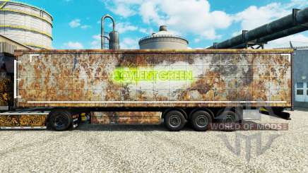 La peau Soylent Green pour les remorques pour Euro Truck Simulator 2