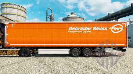 Skin Gebruder Blanc on semi pour Euro Truck Simulator 2