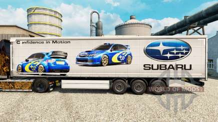 La peau Subaru semi pour Euro Truck Simulator 2