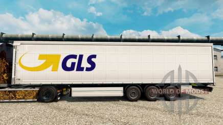 La peau GLS pour les remorques pour Euro Truck Simulator 2