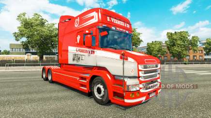 La peau S. Verbeek & ZN. pour camion Scania T pour Euro Truck Simulator 2