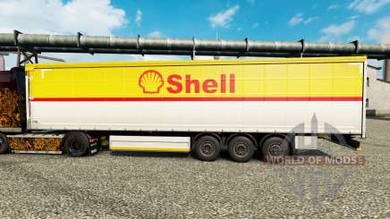 La peau Shell pour les semi-remorques pour Euro Truck Simulator 2