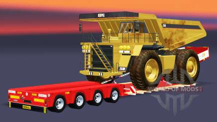 Lit bas au chalut de Poupée Vario avec Caterpillar 257 millions d' pour Euro Truck Simulator 2