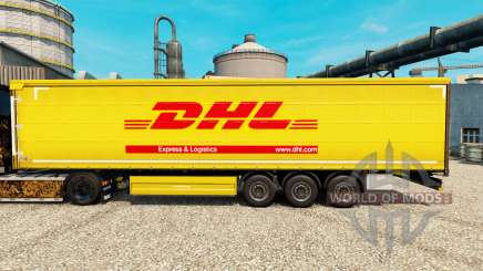 La peau DHL pour les remorques pour Euro Truck Simulator 2