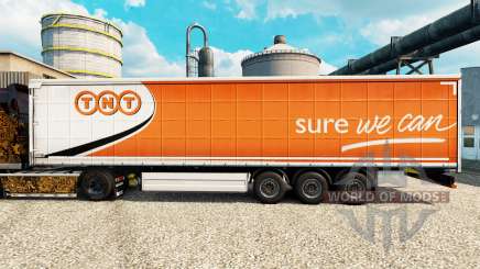 La peau de TNT Express semi pour Euro Truck Simulator 2