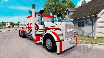 La peau Jammin de vitesse pour les camions Peterbilt 389 pour American Truck Simulator