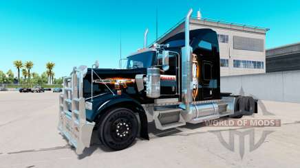 La peau Black Ops v2 sur le camion Kenworth W900 pour American Truck Simulator