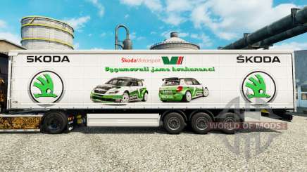 Škoda de la peau pour les remorques pour Euro Truck Simulator 2